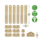 Set Circuito de Equilibrio de Madera de Montessori 509Crew