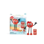 Set Personaje y dos Cubos de Luz de Glo Pals Sammy Rojo