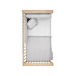 Colcha y Protector para Cuna Liberty de Cambrass Gris