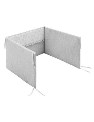 Colcha y Protector para Cuna Liberty de Cambrass Gris