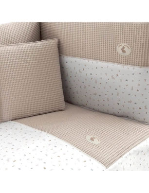 Colcha y Protector para Cuna Rabbit de Cambrass