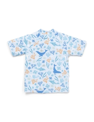 Camiseta Manga Corta Ocean de Little Dutch Dreams Blue