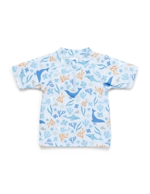 Camiseta Manga Corta Ocean de Little Dutch Dreams Blue