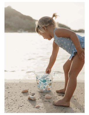 Cubo de Playa Ocean de Little Dutch Dreams Azul