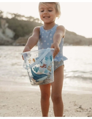 Cubo de Playa Ocean de Little Dutch Dreams Azul