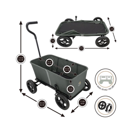 Carrito de Transporte Plegable de 509 Crew