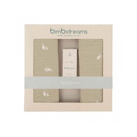 Cajita de Regalo Bunny con Muselina y Colonia de Bimbicasual