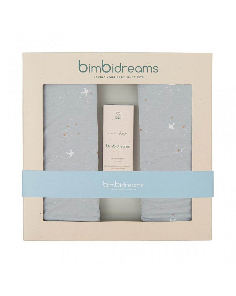 Caja de Regalo con Gasa y Colonia Spring de Bimbicasual