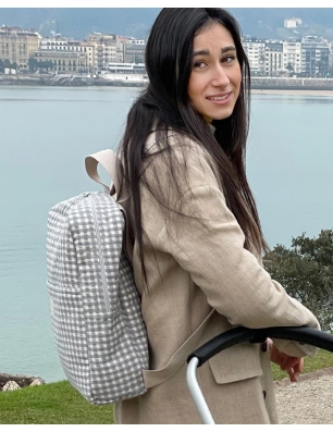 Mochila Jacobo de Uzturre Gris