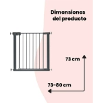 Barrera de Seguridad para Puerta Easy Close de Safety Negro