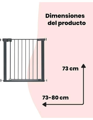 Barrera de Seguridad para Puerta Easy Close de Safety Negro