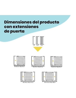 Barrera de Seguridad para Puerta Easy Close de Safety Negro