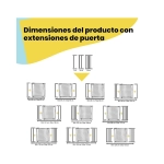 Barrera de Seguridad para Puerta Easy Close de Safety Blanco