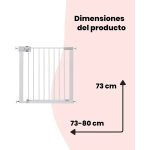 Barrera de Seguridad para Puerta Easy Close de Safety Blanco
