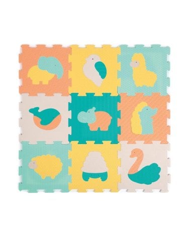 Alfombra de Puzzle de Bebé Animales de Ludi