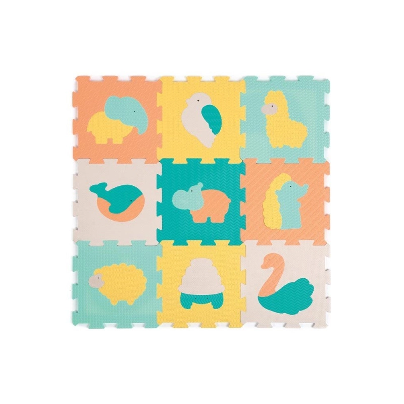 Alfombra de Puzzle de Bebé Animales de Ludi