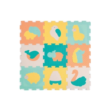 Alfombra de Puzzle de Bebé Animales de Ludi