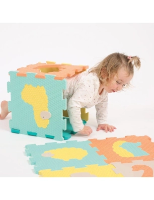 Alfombra de Puzzle de Bebé Animales de Ludi