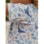 Camiseta Manga Corta Ocean de Little Dutch Dreams Blue
