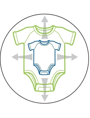Set de 2 Bodies de Manga Corta Extensibles de J Bimbi