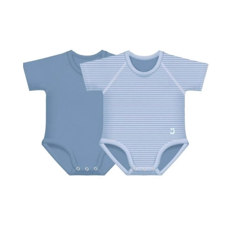 Set 2 Body Manga Corta Extensibles de J Bimbi Azul