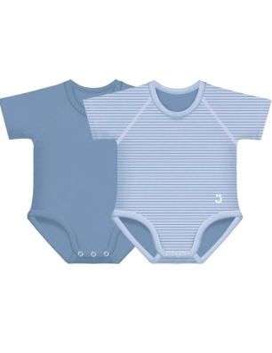 Set 2 Body Manga Corta Extensibles de J Bimbi Azul