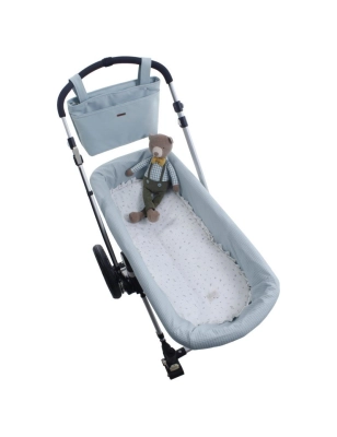 Bajera de Capazo con Volante y Muselina Ofelia de Uzturre