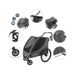 Carrito Gemelar de Transporte de Montessori 509Crew