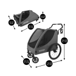 Carrito Gemelar de Transporte de Montessori 509Crew