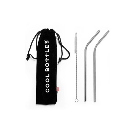 Set 2 Pajitas Reutilizables de Cool Bottles