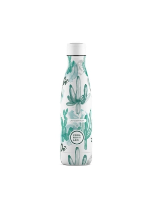 Botella Térmica Xclusive de Cool Bottles Lara Costafreda Watercolor Cactus
