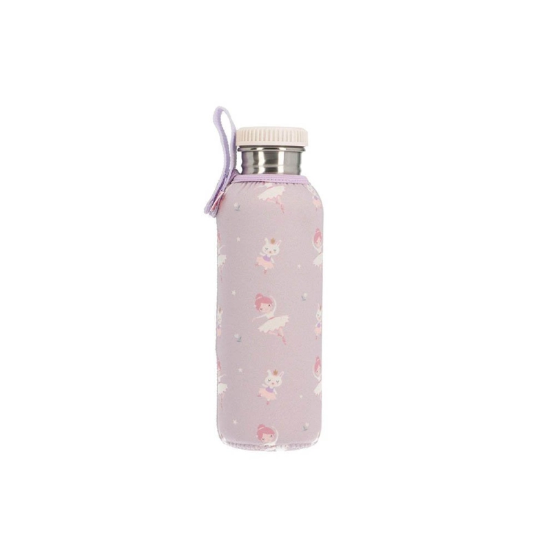 Botella de Acero con Funda Ballet de Tutete Botella de Acero con Funda Ballet de Tutete