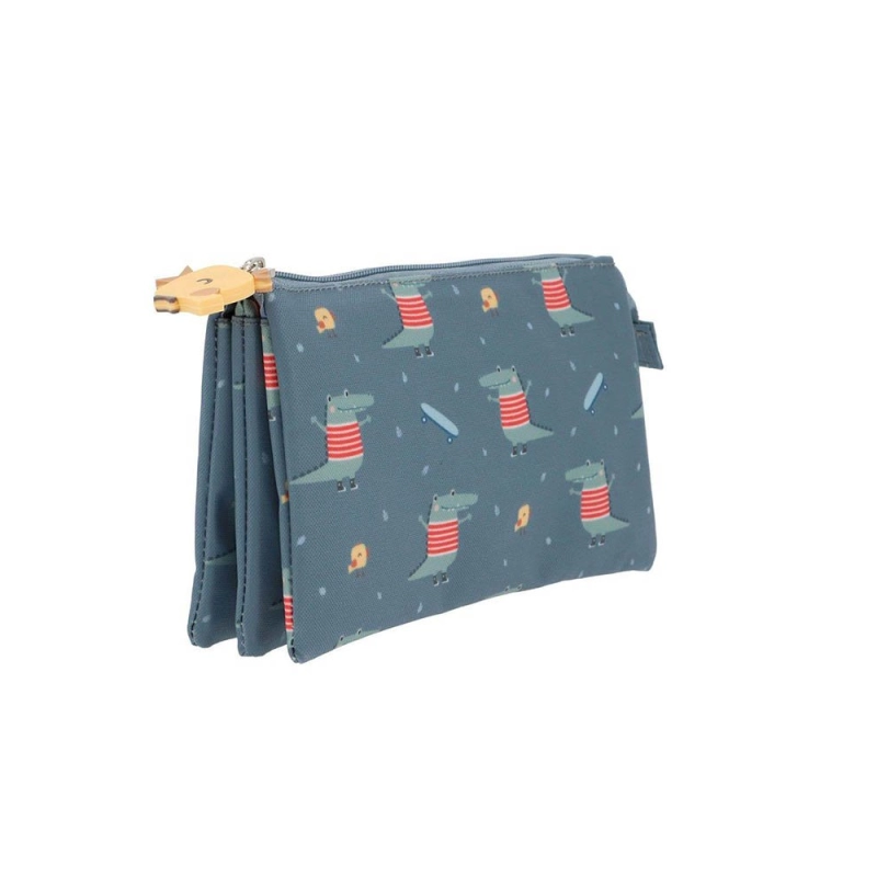Estuche con 3 Compartimentos Croc de Tutete