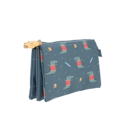 Estuche con 3 Compartimentos Croc de Tutete