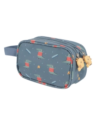 Neceser tres compartimentos Croc de Tutete