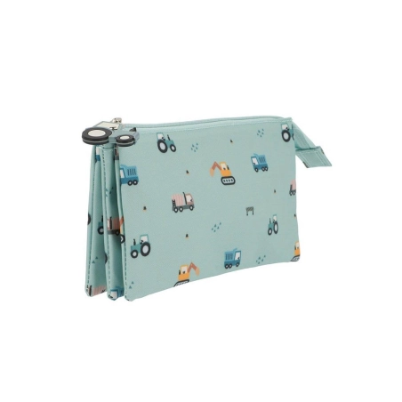 Estuche con 3 Compartimentos Trucks de Tutete