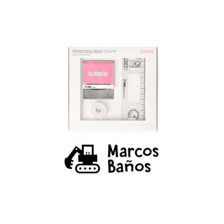 Pack Sello personalizado Excavadora de Tutete