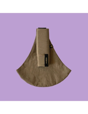 Fular Portabebé de Lino de Wildride Camel