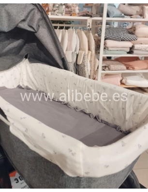 Colcha Interior para Capazo Con Muselina Bámbula de Uzturre