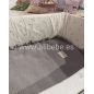 Colcha Interior para Capazo Con Muselina Bámbula de Uzturre