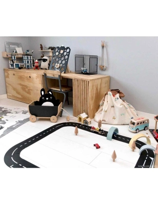 Alfombra y Saco de Juegos Reversible de Play & Go Big Cars