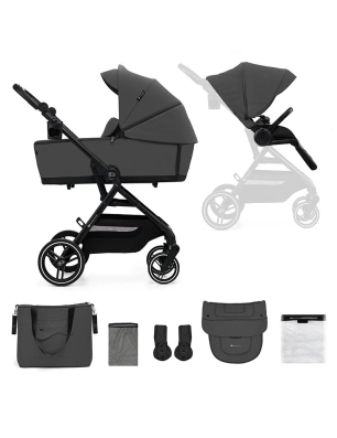 Cochecito 2 en 1 Yoxi de Kinderkraft Moonlight Grey