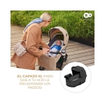 Cochecito 2 en 1 Yoxi de Kinderkraft Moonlight Grey