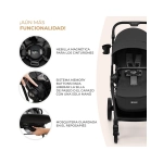 Cochecito 2 en 1 Yoxi de Kinderkraft Moonlight Grey