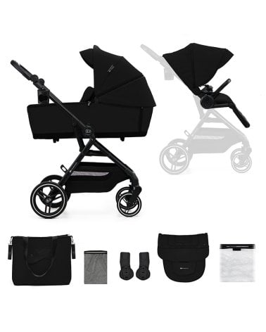 Cochecito 2 en 1 Yoxi de Kinderkraft Pure Black