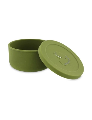 Bote Snack con Tapa Silicona Dino de Trixie