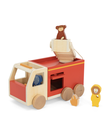 Camión de Bomberos de Madera de Trixie