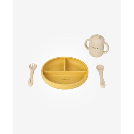 Vajilla de Silicona Food & Fun de Saro Mostaza