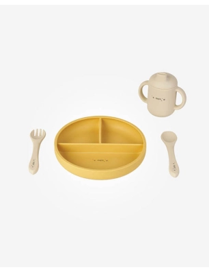 Vajilla de Silicona Food & Fun de Saro Mostaza