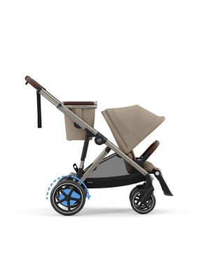 Cochecito Gemelar Cybex e-Gazelle S Beige